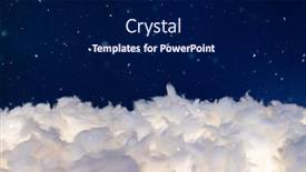  Presentation with new year card - Audience pleasing PPT layouts consisting of christmas-winter-background-with-snow backdrop and a navy blue colored foreground