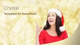  Presentation with christmas holidays - PPT layouts featuring christmas-winter-holidays-happiness background and a cream colored foreground