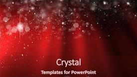  Presentation with christmas lights - Audience pleasing PPT theme consisting of christmas with defocused lights red backdrop and a tawny brown colored foreground