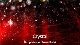  Presentation with christmas lights - Amazing presentation design having christmas with defocused lights red backdrop and a wine colored foreground