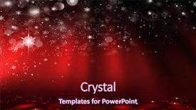  Presentation with christmas lights - Beautiful presentation theme featuring christmas with defocused lights red backdrop and a wine colored foreground