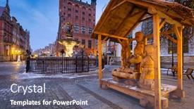  Presentation with christmas nativity - Cool new presentation with christmas-wooden-nativity-scene backdrop and a gray colored foreground