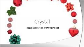  Presentation with cedar - Beautiful slide set featuring christmas-wreath-with-winter-cedar backdrop and a white colored foreground