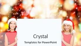  Presentation with christmas sale christmas products - PPT layouts featuring christmas x-mas people advertisement background and a cool aqua colored foreground