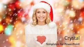  Presentation with christmas borders winter - Amazing theme having christmas x-mas winter charity backdrop and a coral colored foreground