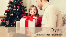  Presentation with happiness - Audience pleasing PPT layouts consisting of christmas x-mas winter happiness backdrop and a lemonade colored foreground