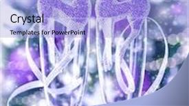  Presentation with romantic christmas - Theme enhanced with christmastime still life abstract new year greeting card reindeer baubles in wineglasses romantic dinner on christmas eve background and a light blue colored foreground