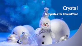  Presentation with stars - PPT theme consisting of christmastree - christmas background with stars background and a teal colored foreground