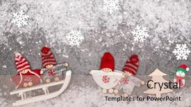  Presentation with new year card - Colorful slides enhanced with christmastree - christmas greeting card noel festive backdrop and a coral colored foreground