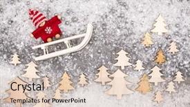  Presentation with noel - Beautiful slide deck featuring christmastree - christmas greeting card noel festive backdrop and a soft green colored foreground