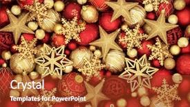  Presentation with gold red - Amazing presentation theme having chritsmas - festive christmas background with red backdrop and a tawny brown colored foreground