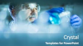  Presentation with gas chromatography - Amazing presentation having gas chromatography - senior male researcher carrying backdrop and a teal colored foreground