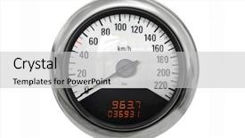  Presentation with sport - Beautiful theme featuring chrome sport speedometer a great backdrop and a light gray colored foreground