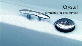  Presentation with automobile - Presentation design featuring car parking silver cars - chromeplated parts of the automobile background and a light blue colored foreground