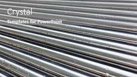  Presentation with pipes - Presentation with chromized-steel-pipes-industrial-abstract background and a gray colored foreground