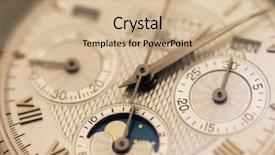  Presentation with electronic watch - Audience pleasing slide set consisting of chronograph - expensive swiss watch close up backdrop and a soft green colored foreground