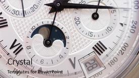  Presentation with apple watch s4 - Audience pleasing presentation design consisting of chronograph - expensive swiss watch close up backdrop and a light gray colored foreground