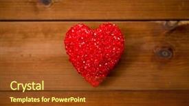  Presentation with smart watch red heart - Amazing presentation design having chrystal - close up of red heart backdrop and a  colored foreground