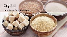  Presentation with sugar - Cool new presentation theme with chrystal - lots of various brown sugar backdrop and a coral colored foreground