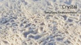  Presentation with crystals - Slide deck consisting of chrystal - salt crystals dead sea israel background and a  colored foreground