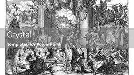  Presentation with church - PPT layouts with church-and-pride-arouse-trouble background and a gray colored foreground