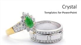  Presentation with luxury diamond - Cool new PPT layouts with church anniversary - couples luxury diamond wedding ring backdrop and a white colored foreground