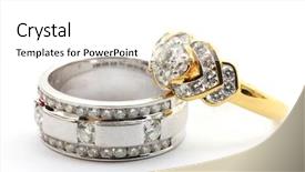  Presentation with luxury diamond - Theme with church anniversary - couples luxury diamond wedding ring background and a white colored foreground