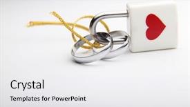  Presentation with anniversary - Colorful PPT layouts enhanced with church anniversary - stock image of the rings backdrop and a white colored foreground