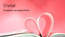  Presentation with bible study - PPT layouts with church bible study - pages of a book curved background and a coral colored foreground