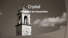  Presentation with cable stayed bridge over river - Cool new slides with church black historyh - pisa city over river backdrop and a  colored foreground