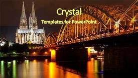  Presentation with cologne - PPT layouts enhanced with copy space with trigger finger background and a sky blue colored foreground