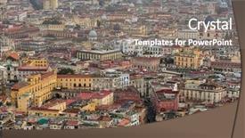  Presentation with view of toronto downtown - PPT layouts featuring church building cloud background - top view of downtown naples background and a gray colored foreground