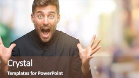  Presentation with christian - Presentation theme having church celebration - young catholic christian priest man background and a  colored foreground