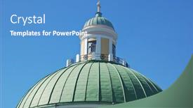 Presentation with finland - Colorful PPT theme enhanced with church-dome-in-turku-finland backdrop and a teal colored foreground