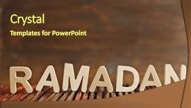  Presentation with ramadan - Beautiful PPT theme featuring church fasting - image of word ramadan backdrop and a tawny brown colored foreground