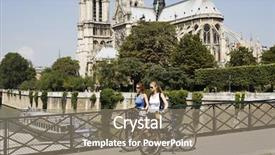  Presentation with helping others two hands woman - Cool new presentation theme with church friendship - two young beautiful woman are backdrop and a  colored foreground