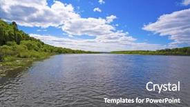  Presentation with russian greyhound - Cool new PPT theme with okab - landscape with the image backdrop and a gray colored foreground