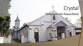  Presentation with catholic missa arwah - Beautiful slides featuring church in basanti west bengal backdrop and a  colored foreground