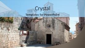  Presentation with water polo - Theme enhanced with church and marco polo tower background and a  colored foreground