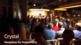  Presentation with listening - Presentation theme having church meeting - lot of young people background and a wine colored foreground