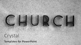  Presentation with christian church - Slide set having church-metal-church-sign-christian and a  colored foreground