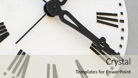  Presentation with face ain - Presentation theme having church money - large outdoor clock face background and a lemonade colored foreground