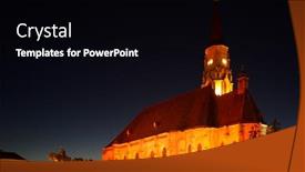  Presentation with roman style - Cool new theme with church-of-saint-michael backdrop and a black colored foreground
