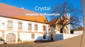  Presentation with czech republic - PPT theme with church-of-saint-sigismond background and a  colored foreground