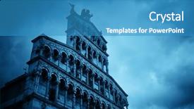  Presentation with church - PPT theme with church of san pietro somaldi background and a  colored foreground