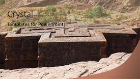  Presentation with lalibela - Amazing slides having ethiopia - church of st george lalibela backdrop and a coral colored foreground