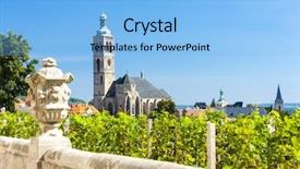  Presentation with kutna hora - Amazing presentation having church-of-st-james backdrop and a light blue colored foreground