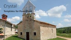  Presentation with croatia - Colorful slide deck enhanced with church-of-st-james backdrop and a light blue colored foreground