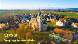  Presentation with joseph - PPT theme enhanced with church-of-st-joseph background and a tawny brown colored foreground