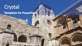  Presentation with holy - Cool new presentation with church of the holy sepulchre backdrop and a ocean colored foreground